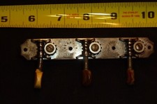 1940s Kluson Open Back Guitar Tuners - 3 on a plate Machine Heads - Item GV