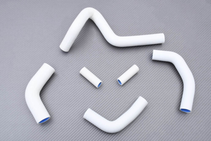 Durites de radiateur blanches pour Ducati 749 H5 2005-2006 en silicone