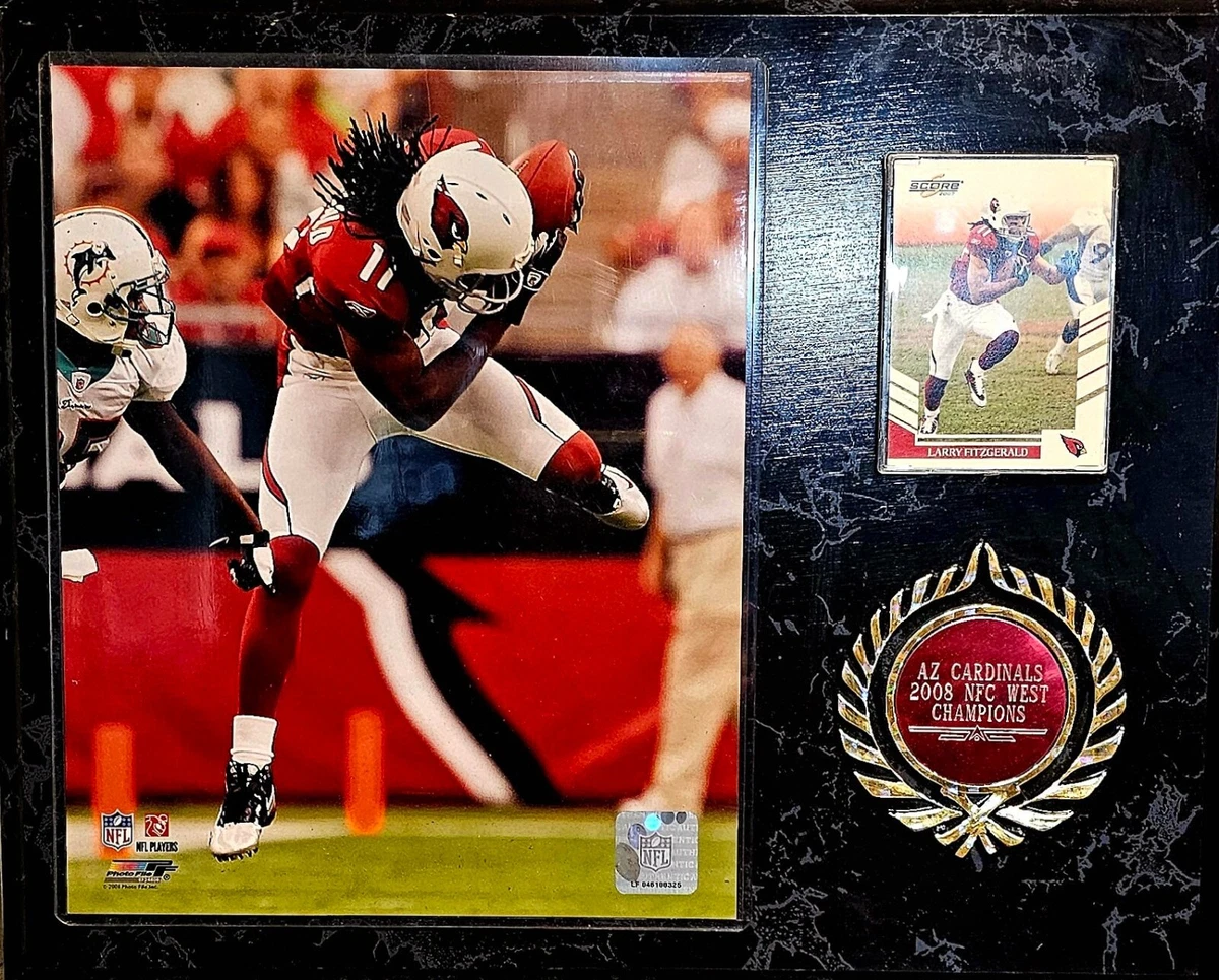 B4228 - 2018 Panini Plates Et Patches Bleu #5 Larry Fitzgerald /50 - NM-MT