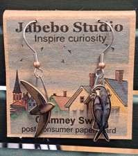 Jabebo Earrings Chimney Swift