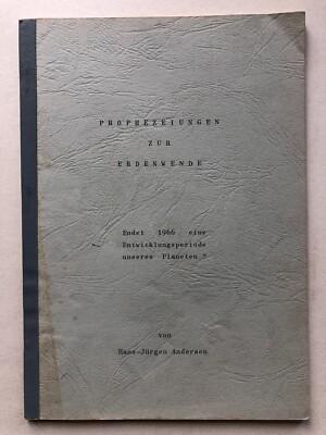 Earth Turn Prophecies, Ends a Period of Development 1966 Andersen