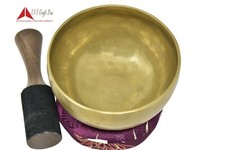 6" Heart chakra "F" Hand hammered Tibetan Singing Bowl, Excellent Hand made