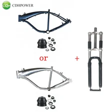CDHPOWER Bicycle Gas Frame 2.4L fuel tank and 26" suspension fork with headset