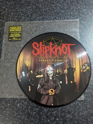 Slipknot Strictly Limited Edition 7'' Picture Disc Before I Forget Disc 1
