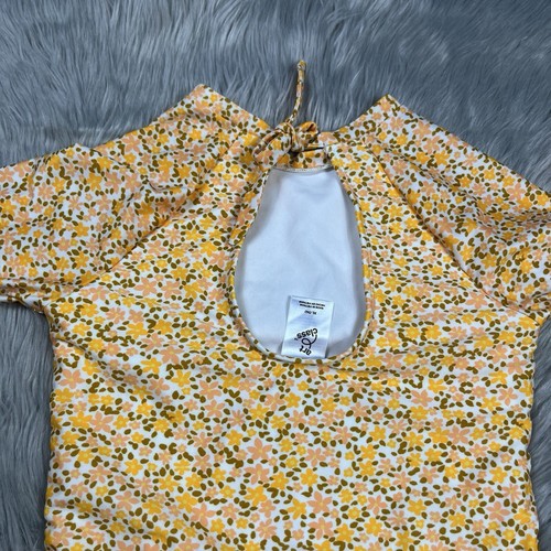 Art Class Girls Floral Long Sleeve One Piece Swimsuit Size XL 14 - Picture 4 of 11