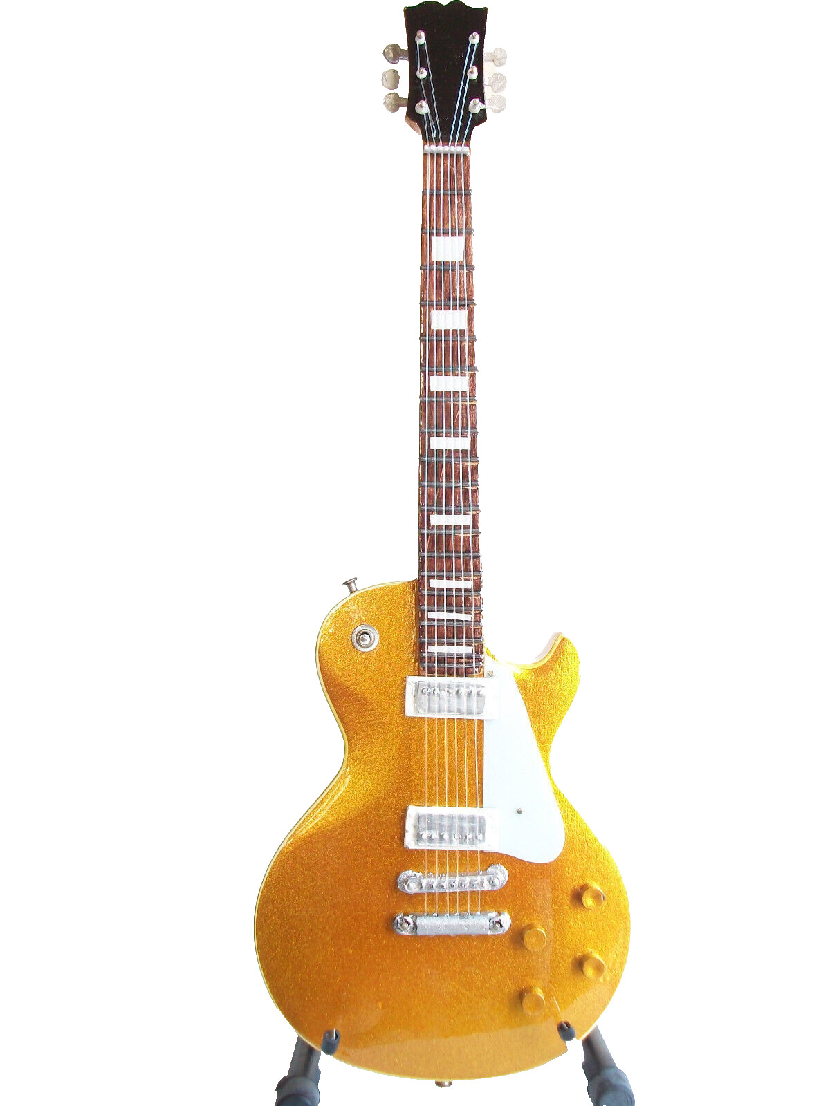 Guitare miniature Les Paul Goldtop réplique miniature de guitare rock