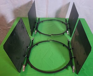 Set of 2 Coastar BARN DOORS Flash Lighting Control Professional Photography, 13"