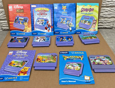 Lot of 6 V Tech V Smile Game Cartridges Pooh ...
