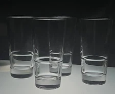 LIBBEY  (4) Glass +DuroTuff Endeavor Stacking Pub Glasses 15.6 oz