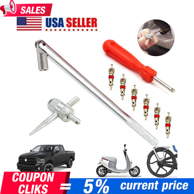 Atv Valve Stems HD Chrome Valve Stem Puller Tool Tire Changer Repair Install Tool 1065036