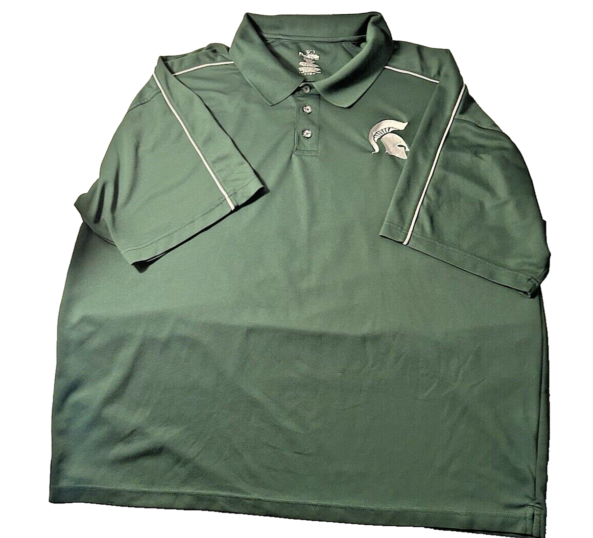 Polo Shirt MI Spartan logo green  Men's 2 XL ProEdge-image