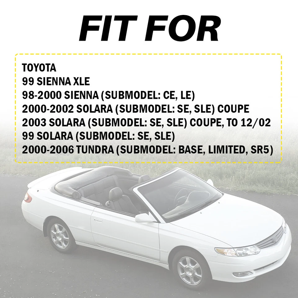 Interruptor de ventana eléctrica maestro del lado del conductor automático arriba abajo H para Toyota Tundra 2000-06 Foto 2 de 4
