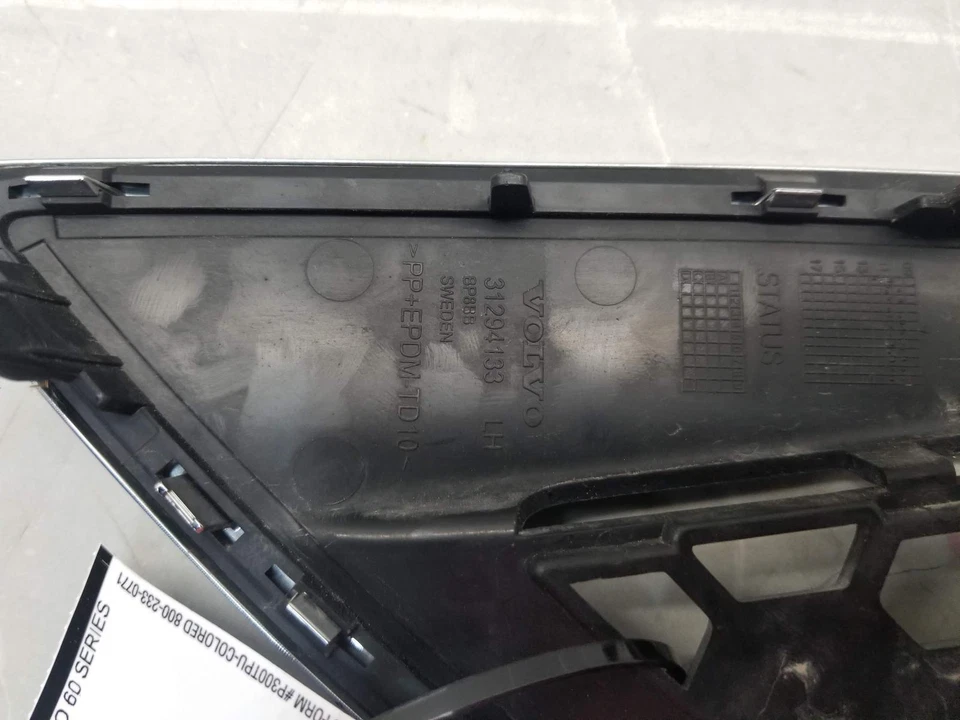 Parachoques inferior izquierdo Volvo S60 2012 con bisel cromado #009887 Foto 2 de 4