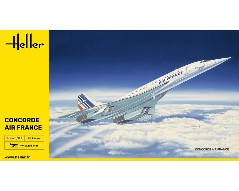 Heller Aerospatiale-BAC Concorde Air France 1:125 80445 modellismo