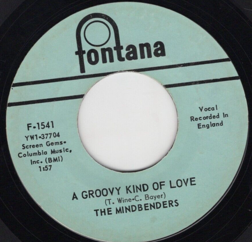 The Mindbenders – Groovy Kind Of Love 1966 Fontana Rock Strong VG Plays