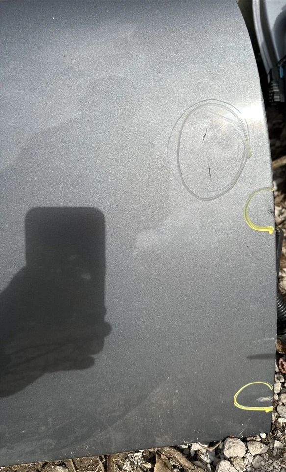 Porsche 911 997 2009 cupé montaje puerta pasajero delantero derecho gris Foto 2 de 4