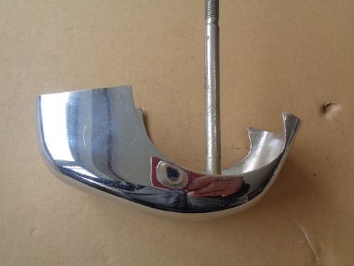 Fiat 500 770 1100 1500 Horn Stoßstangenhorn Stoßstange paraurti corno Chrom NEU - Bild 6 von 7