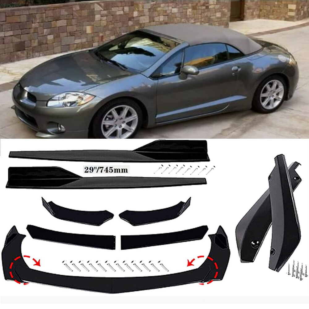 For Fits 06-08 Mitsubishi Eclipse Front Bumper Rear Spoiler Body