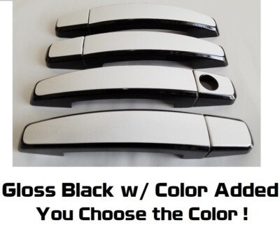 Custom Gloss Black Door Handle Overlays 2012 - 2014 Chevy Sonic YOU PICK CLR
