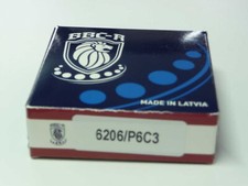 ** 1 sztuka BBC-R - łożysko kulkowe zwykłe 6206-P6-C3 .... 30x62x16mm .... **NOWE**