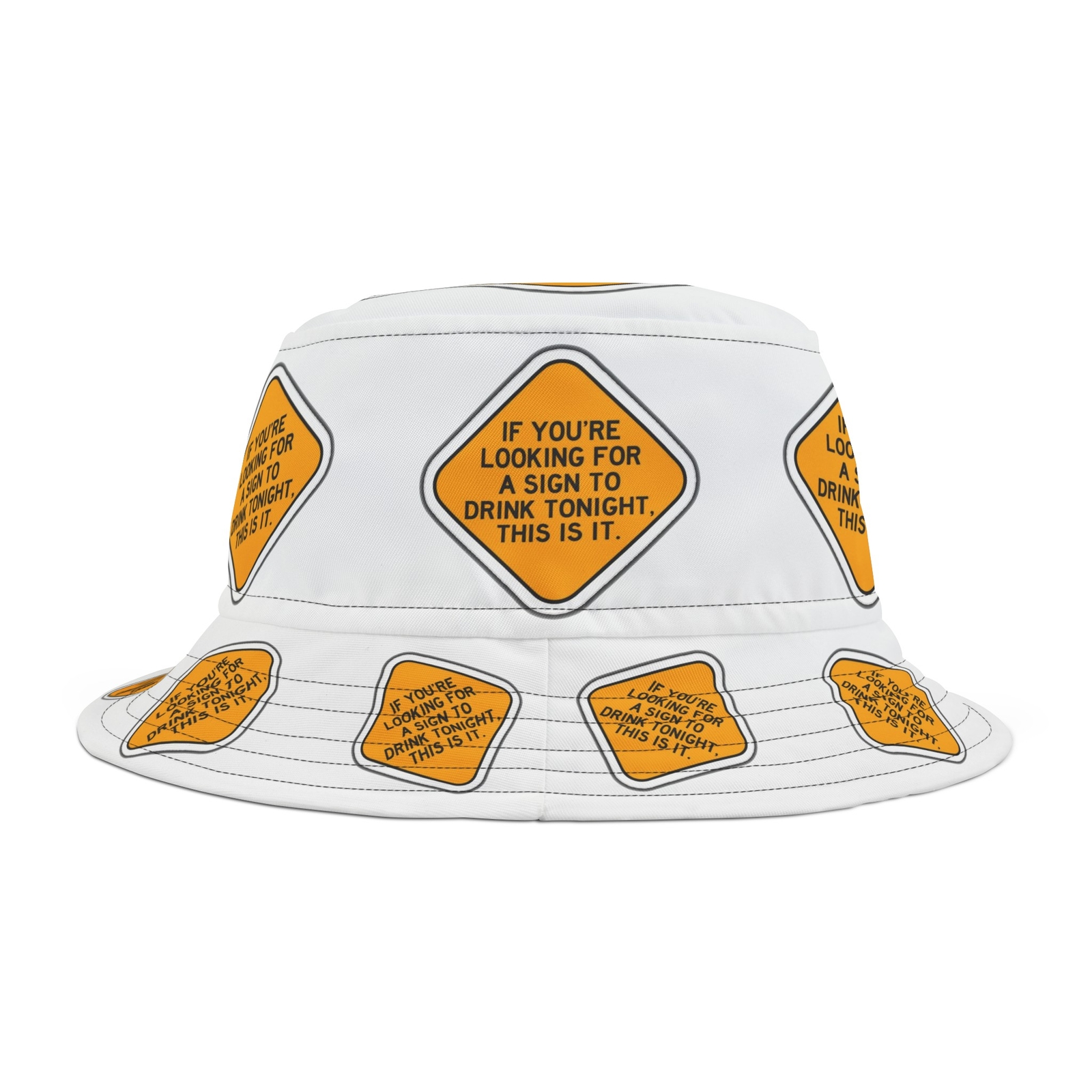 Stay Hydrated Bucket Hat All Over Print Design-image