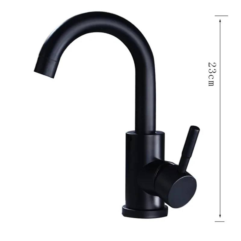 Black Nickel Bathroom Sink Faucet 304 Stainless Steel Mixer Tap UK
