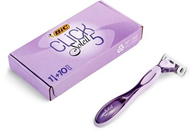 BIC Click 5 Soleil Damenrasierer mit 10 Ersatzklingen Aloe Vera Vitamin E