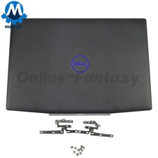 New For Dell G3 15 3590 LCD Back Cover Lid Hinges w/ Screws Blue Logo 0747KP