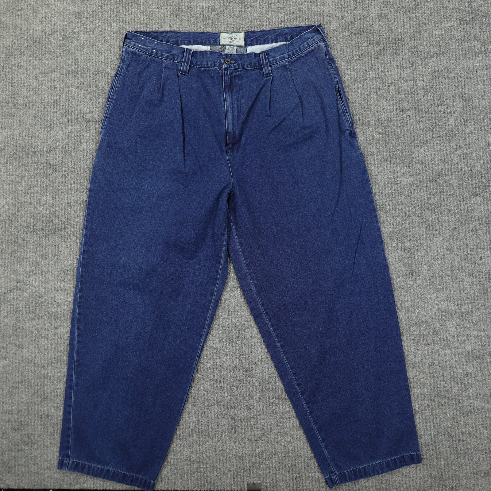 S 38x30 Blue Tapered Leg 100% Cotton Denim Medium Wash