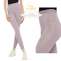 Grid Net Leggings By Wolford Xs Mauve Flieder Elastische Hose Netz Yoga Sport