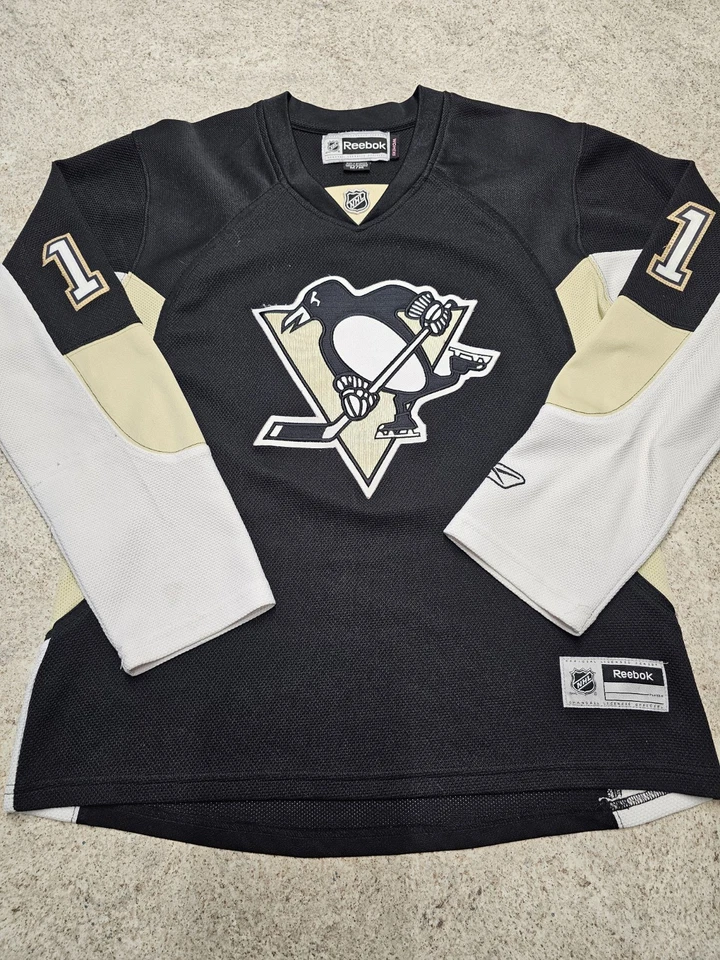 Camiseta para mujer Jordan Staal Pittsburgh Penguins NHL #11 talla M Reebok Foto 2 de 4