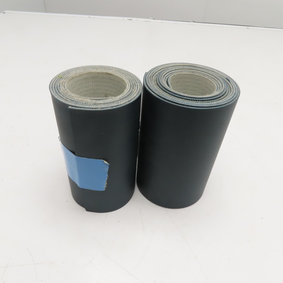 150mm Wide Smooth Top 2 Ply 2mm Thick Conveyor Belt 98" & 63" Lot Of 2