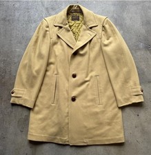 1950s Vintage Camel Yellow Pendleton Wool Coat Jacket Men s