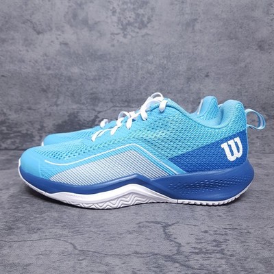 WILSON Rush Pro Lite Tennis Shoes Womens Size 8 Blue White WRS332960