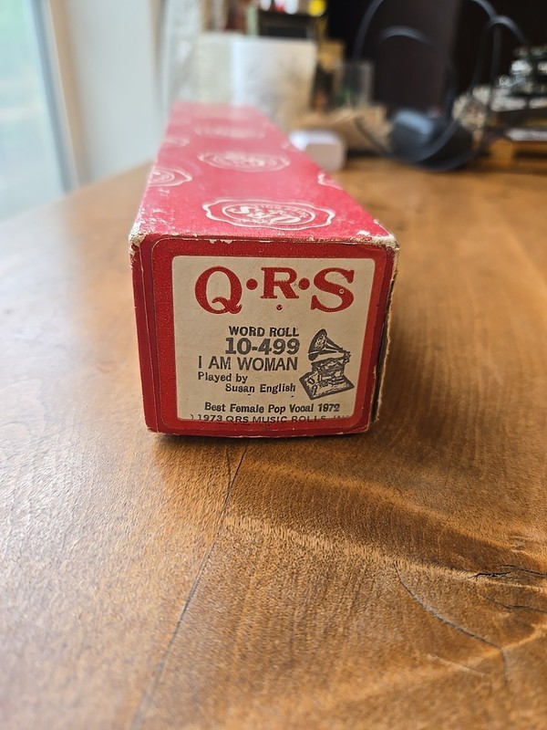 Original Woman's Lib Song! QRS Piano Word Roll 10-499 'I Am Woman'