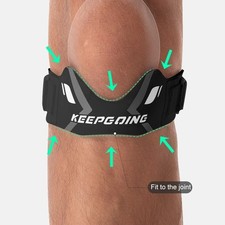 1Pc Adjustable Patella Knee Strap Pain Relief Support Brace for Sports Workout
