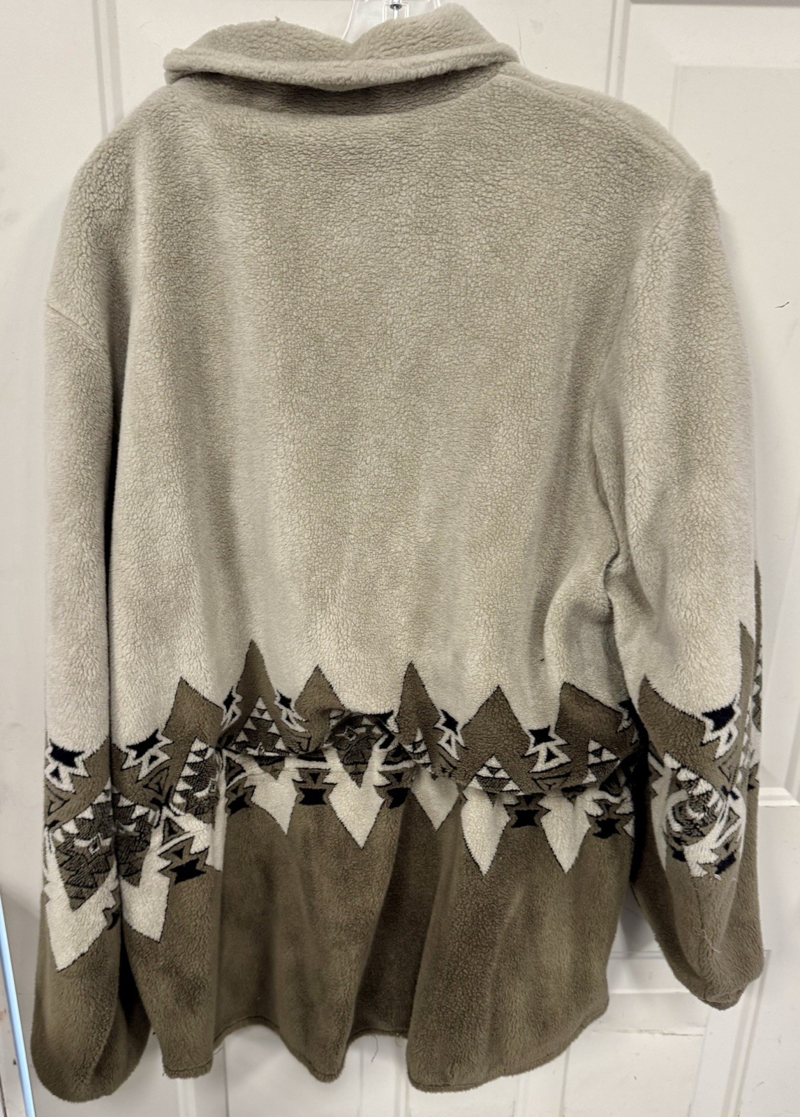 Cabela's Aztec Pattern Deep Pile Lined Fleece Jac… - image 5