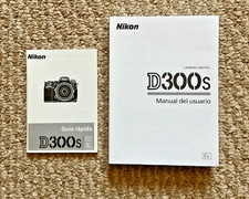 Nikon D300 Digital Camera Genuine User's Manual / Instruction Guide In Spanish