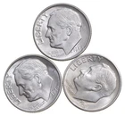 Choice Unc 1948 P+D+S Roosevelt Dime Gem BU Collection Lot Set *7090
