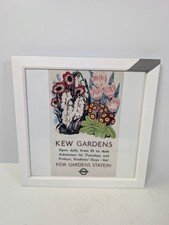 Kew garden station print in frame 35.5cm X 35.5cm Frame