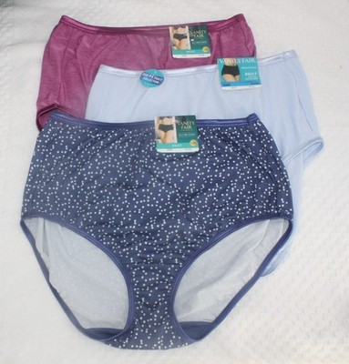 NWT set/3 VANITY FAIR ILLUMINATION BRIEFS 13109 RASPBERRY HAZE BLUE DREAMS DOT 9