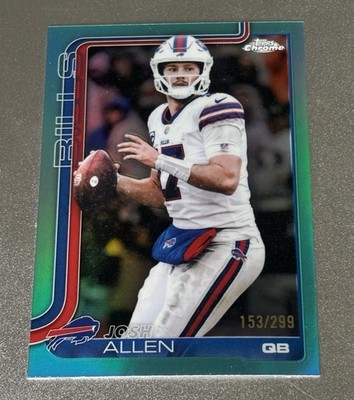 2025 Topps Chrome - Josh Allen #34 Teal Refractor /299
