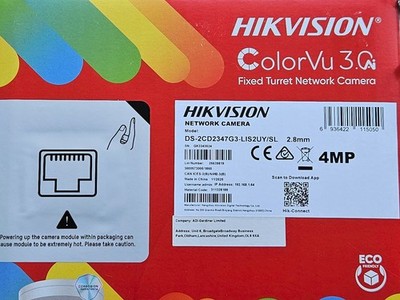 Hikvision DS-2CD2347G3-LIS2UY/SL 4MP 2,8mm ColorVu 3.0 POE Kamera