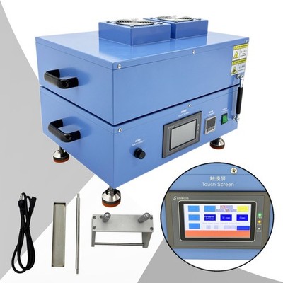 110V Flat Plate Type Vacuum Film Coating Machine for Battery Electrodes 200°C