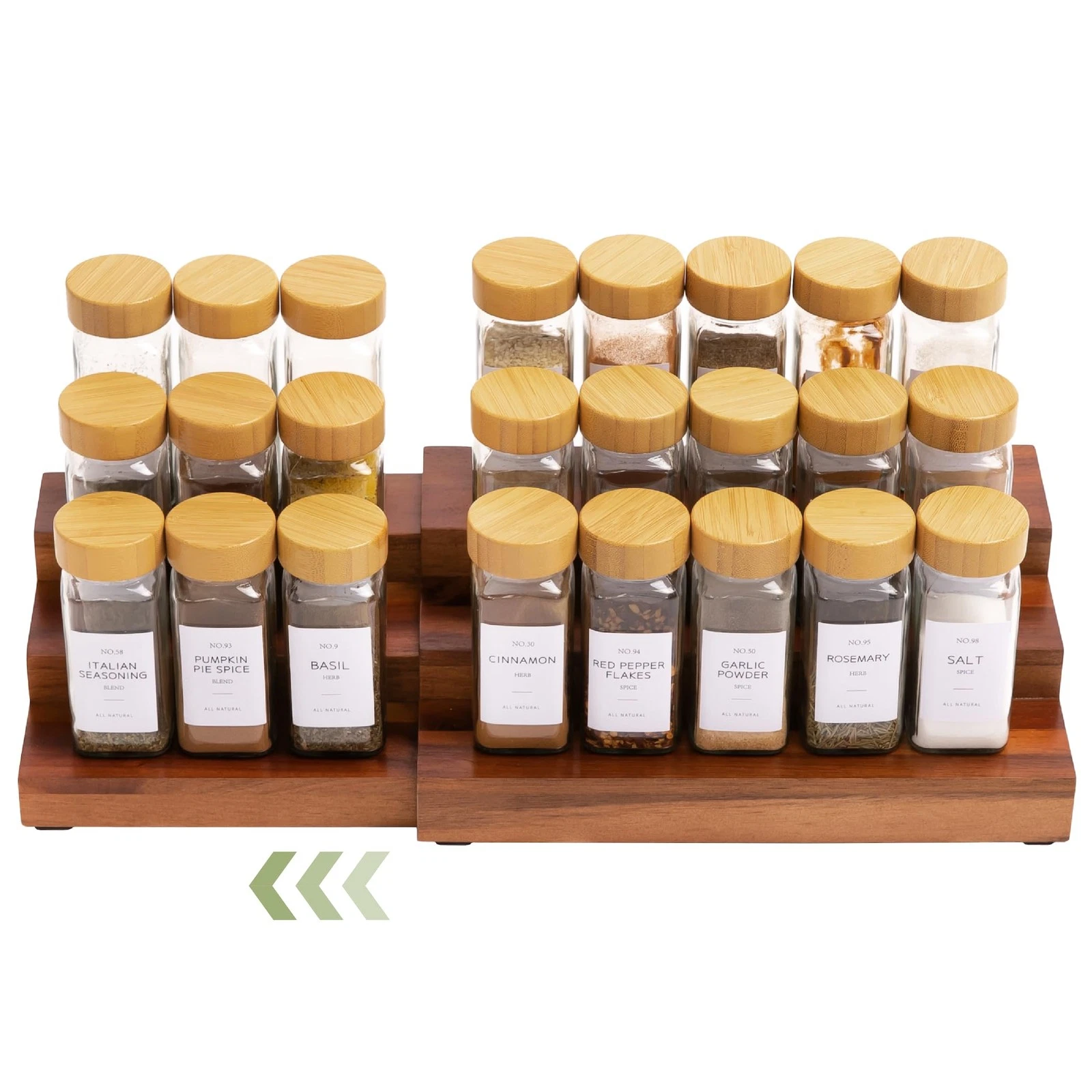 Expandable Spice Rack Organizer for Cabinet, 3-Tier Shelf for Spice Organizat...