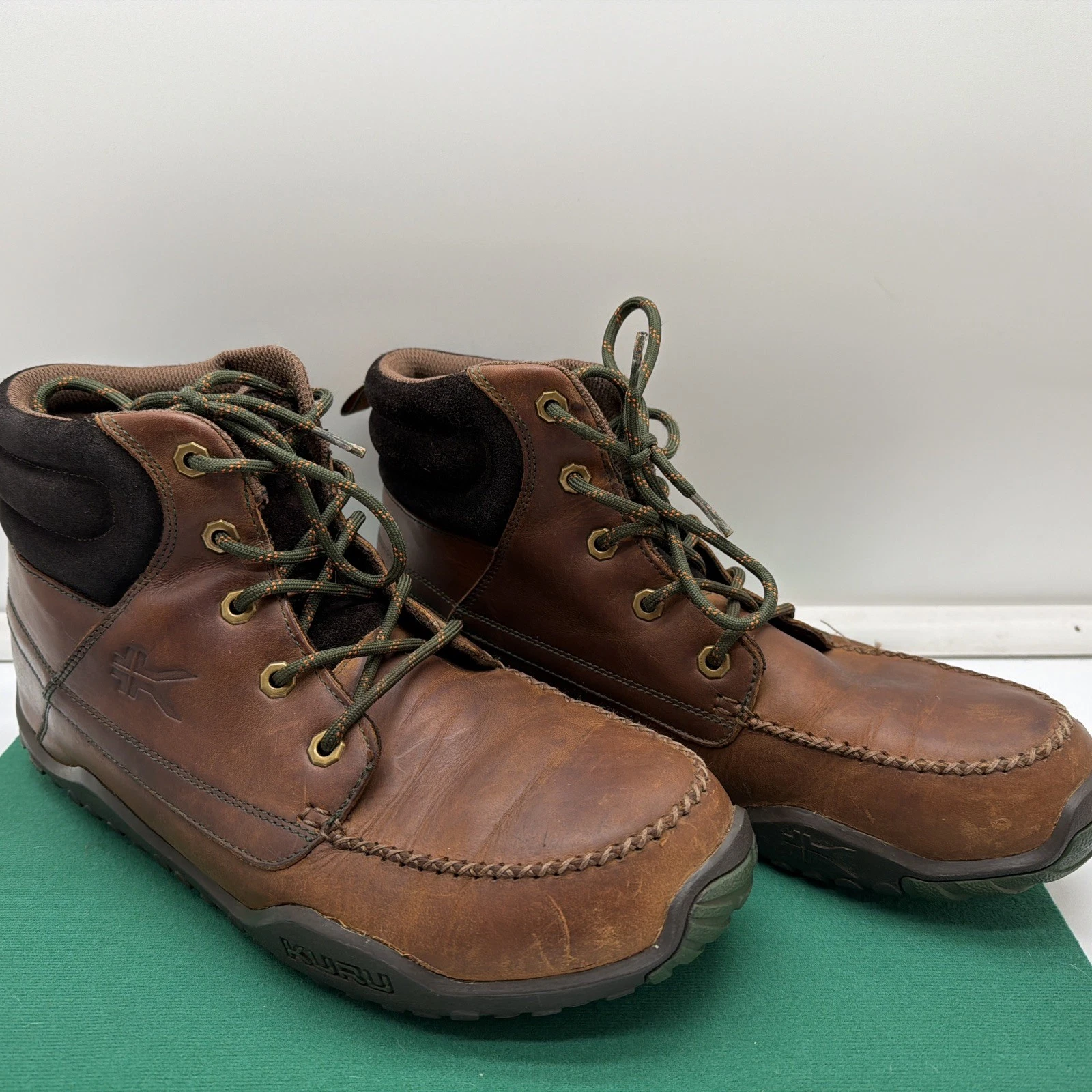 KURU Quest ~ Men's Brown Leather Ankle Lace Up Camp Hiking Boots ~ Size 12