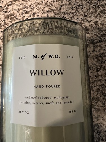 Makers of Wax Goods extra große handgegossene Weidenkerze 26,9 oz / 763 g - Bild 2 von 4