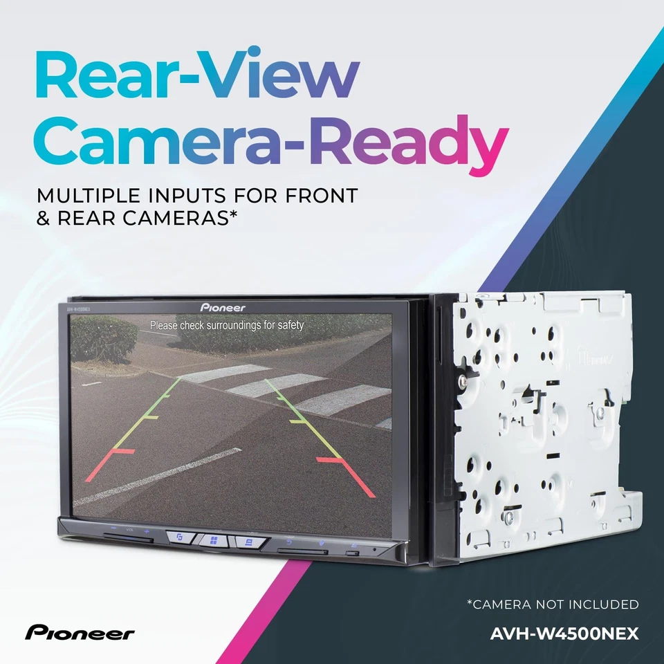 Pioneer AVH-W4500NEX 7" Capacitive Touchscreen, Double Din – Wireless & Wired - Image 3 of 4