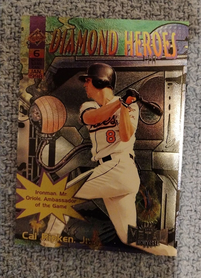 Лот из 4 Fleer/Skybox Cal Ripken, Jr. Бейсбольные карточки 1995 - 1999 ЧИТАЙТЕ - Изображение 3 из 4