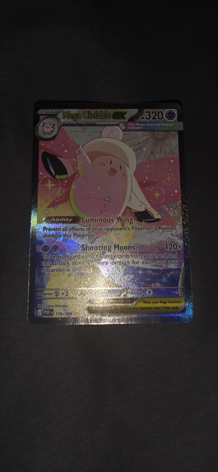 *MINT* Mega Clefable EX SIR - Perfect Order - 119/088 Pokemon